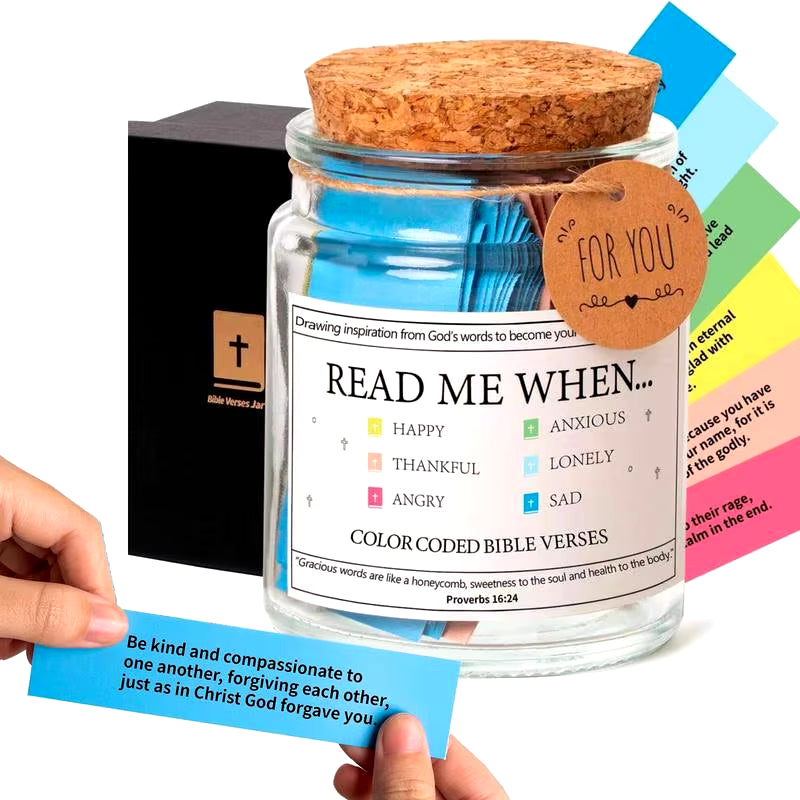 Color Coded Bible Verse Read When Jar